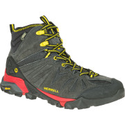 Muške cipele za planinarenje Merrell Capra Mid Gore-Tex siva Granite