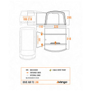 Šator za kamper Vango Cove Air TC Low