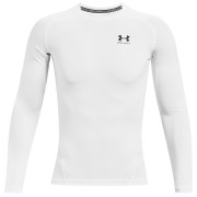 Muške funkcionalne majice Under Armour HG Armour Comp LS bijela White/Black