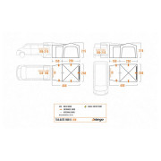 Šator za kamper Vango Tailgate Hub II Low