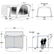 Šator za kamper Outwell Parkville 200SA (2022)