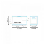 Prijenosni hladnjaci Mestic Coolbox Compressor MCCP-35 AC/DC