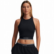 Ženski top Under Armour Meridian Rib Branded Tank crna Black