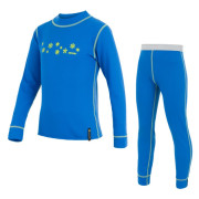 Dječji set Sensor Double Face triko+spodky vločk plava Blue