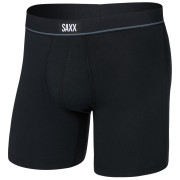 Muške bokserice Saxx Essential Cotton Boxer Brief Fly crna black