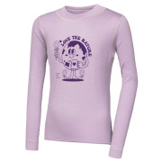 Dječja funkcionalna majica Sensor Merino DF Planet Mystic Violet svijetlo ružičasta Mystic Violet