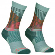 Ženske čarape Ortovox All Mountain Mid Socks W plava/zelena