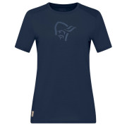 Ženska majica Norrona femund equaliser merino T-shirt tamno plava Indigo Night