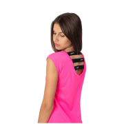 Ženska haljina Drexiss Pink/Black Coolmax