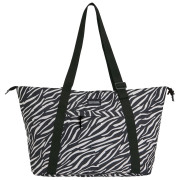 Torba za plažu Regatta Boulder Tote crna/bijela Black White Zebra