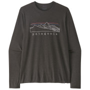 Muška majica Patagonia M's L/S Cap Cool Daily Shirt - Stratapeaks crna Ink Black