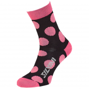 Biciklističke čarape Silvini Bevera ružičasta/crna