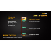Baterija na punjenje Fenix 18650 3500 mAh USB Li-ion