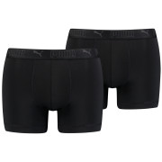 Muške bokserice Puma Sport Microfiber Boxers 2P crna Black