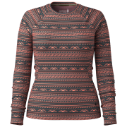 Ženska funkcionalna majica Smartwool W Classic Thermal Merino Base Layer Crew siva/narančasta CORAL REEF SUMMIT SOUL