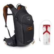 Biciklistički ruksak Osprey Salida 12L crna space travel grey