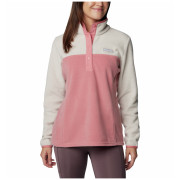 Ženski džemer Columbia Benton Springs™ 1/2 Snap Pull Over Ii roza / bijela Dark Stone, Pink Agave