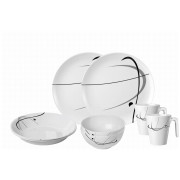 Set posuđa Brunner Set tête-à-tête Serenade 8 pcs bijela
