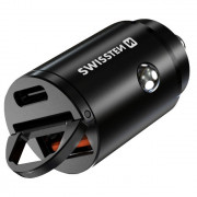 Auto adapter Swissten Car Charger 30W crna