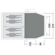 Tepisi za šator Outwell Cozy Carpet Nevada 4