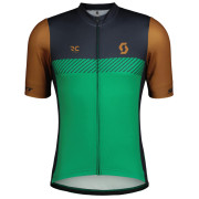 Muški biciklistički dres Scott Jersey M's RC Team SS zelena/smeđa bread brown/amazon green