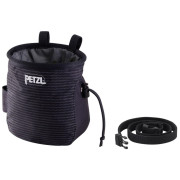 Vrećica za magnezij Petzl Saka crna Stripes
