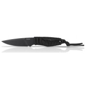 Nož Acta non verba P100 Dlc/Plain edge crna Black/Black