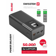 Power bank eksterne baterije Swissten Power Line 50000 mAh 100W