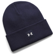 Zimska kapa Under Armour Halftime Beanie tamno plava Midnight Navy / / White