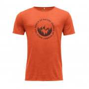 Muške funkcionalne majice Devold Leira Merino 130 Tee Man narančasta