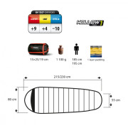 Vreća za spavanje Trimm Festa 185 cm