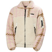 Ženska fleece jakna Helly Hansen W Moonlit Pile Jacket roza / bijela 079 Pink Shake Broxburn Plaid