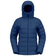 Ženska jakna od perja Norrona femund down700 Zip Hood tamno plava Indigo Night