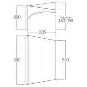 Zaklon Vango AirBeam Sky Canopy for Caravan & Motorhomes 3.5M