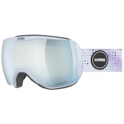 Ženske naočale za skijanje Uvex Downhill 2100 CV WE bijela/ljubičasta arctic blue matt SL/white-green