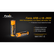 Baterija na punjenje Fenix 18650 2600 mAh (Li-Ion)