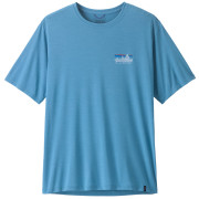 Muška majica Patagonia Men's Capilene Cool Daily Shirt - '73 Skyline plava Shore Blue - Light Shore Blue X-Dye