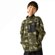 Dječja funkcionalna dukserica Regatta Junior Frankie Warm Fleece Bark Green Camo