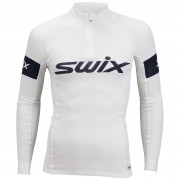 Muške funkcionalne majice Swix RaceX Warm M bijela Snow White
