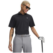 Muška majica Under Armour UA Drive Chill Polo crna Black / / Halo Gray
