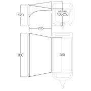 Zaklon Vango AirBeam Sky Canopy for Caravan & Motorhomes 2.5M