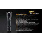 Set LED svjetala Fenix FD41 + 2600 mAh Aku s USB Feni