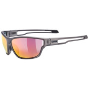 Sunčane naočale Uvex Sportstyle 806 siva/crvena Smoke Matt/Mir.Red