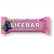 Energetska pločica Lifefood Lifebar Plus borovnica s kvinojom BIO RAW