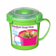 Šalica Sistema Microwave Medium Soup Mug zelena