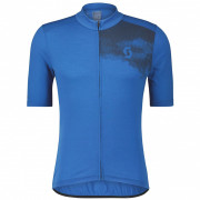 Muški biciklistički dres Scott M's Gravel Merino SS plava