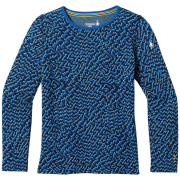 Dječja funkcionalna majica Smartwool Kids' Classic Thermal Merino Base Layer Crew plava NIVAL BLUE RETRO LINE