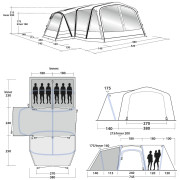 Šator na napuhavanje Outwell Airville 6SA (2021)