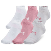 Čarape Under Armour Essential 6pk Low ružičasta pnk