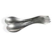 Pribor za kampiranje Spork Light My Fire Swedish Spork 2-pack srebrena stainless